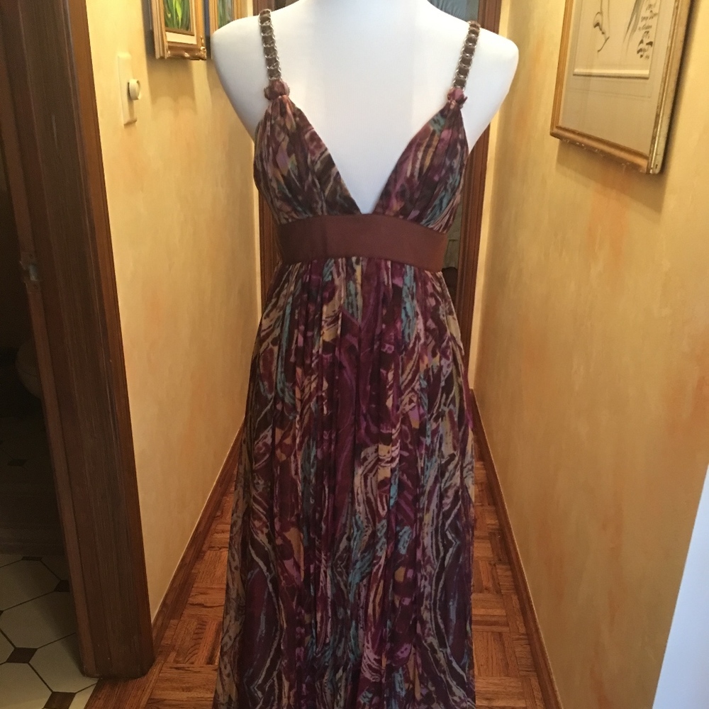 Catherine Malandrino Maxi Dress Bahia Print